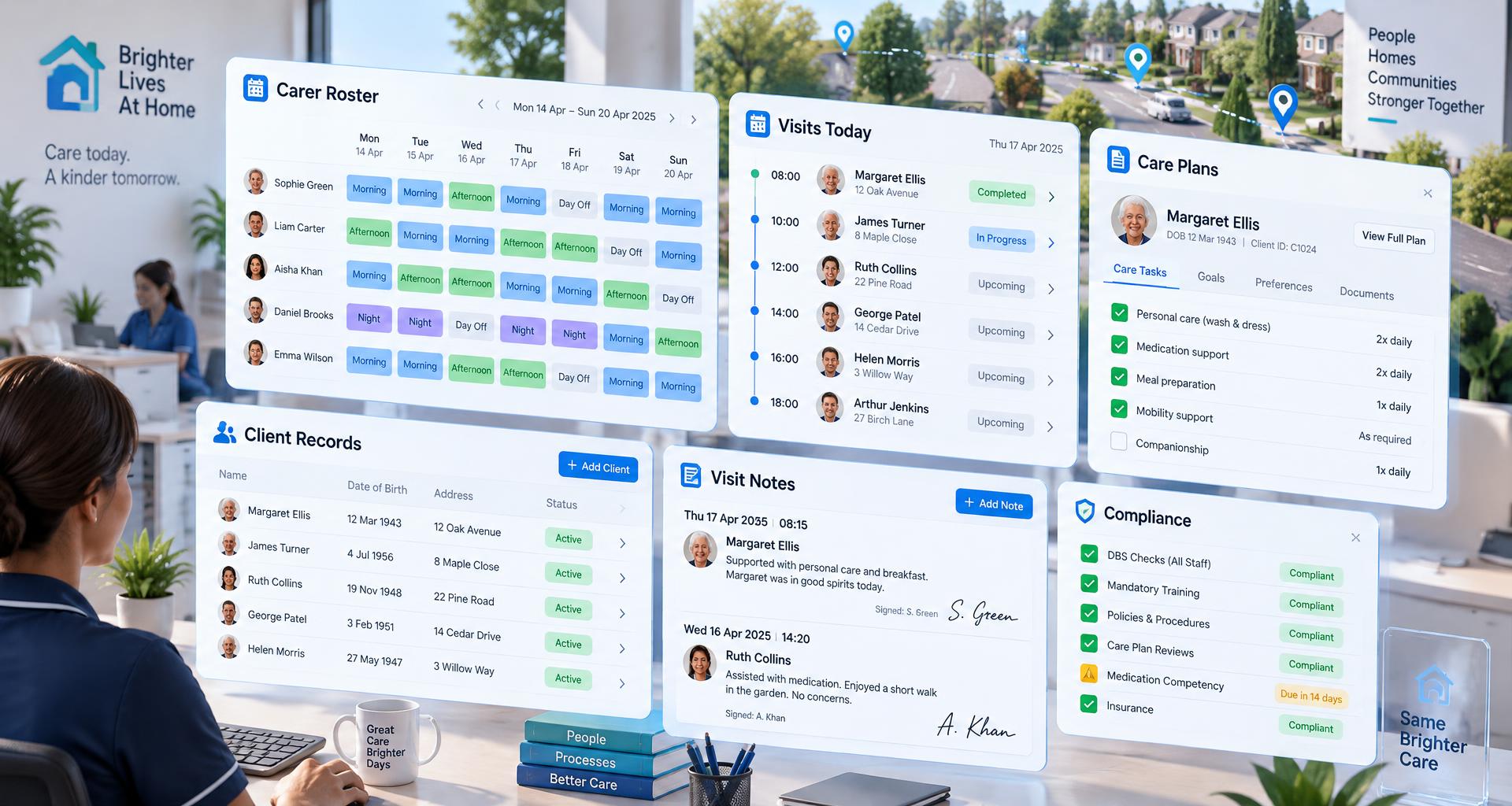LuminaCare home care software overview